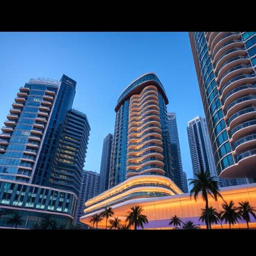 Exterior view of Lenscape Studios building in Brickell, Miami