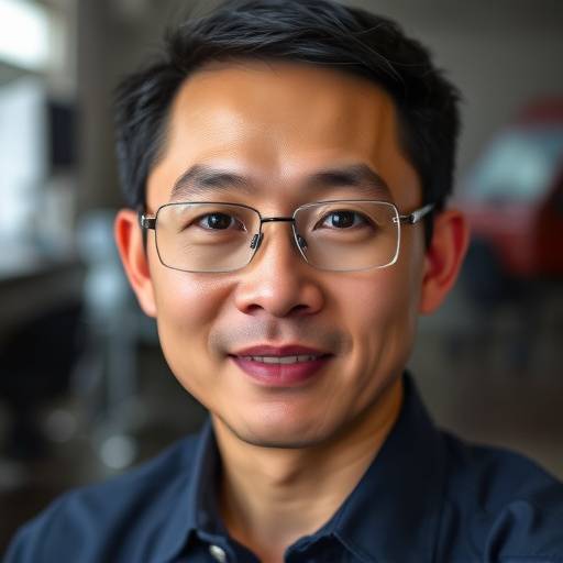 Portrait of David Chen, Equipment Technician at Lenscape Studios